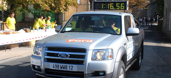 voiture marathon securité